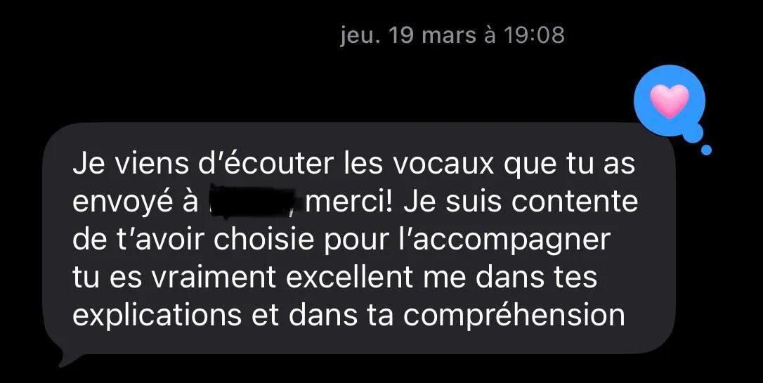 TÉMOIGNAGE 