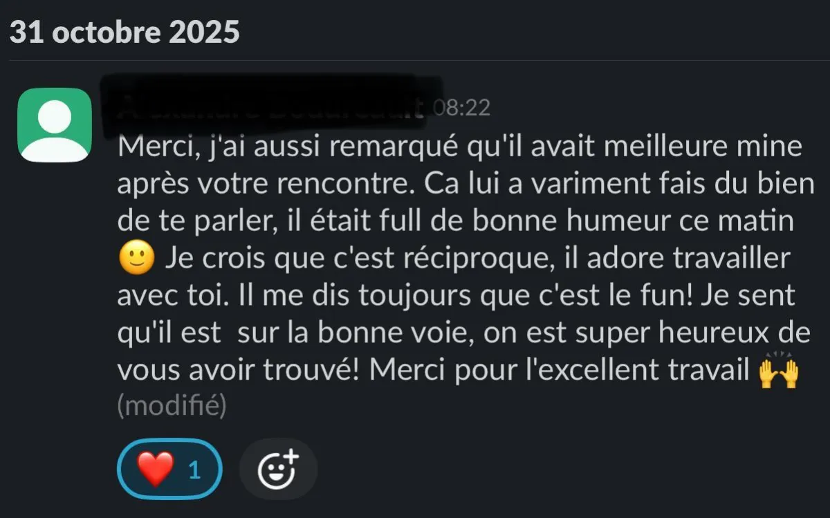 témoignage