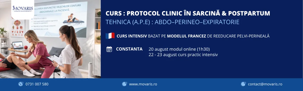 CURS: PROTOCOL CLINIC ÎN SARCINĂ & POSTPARTUM