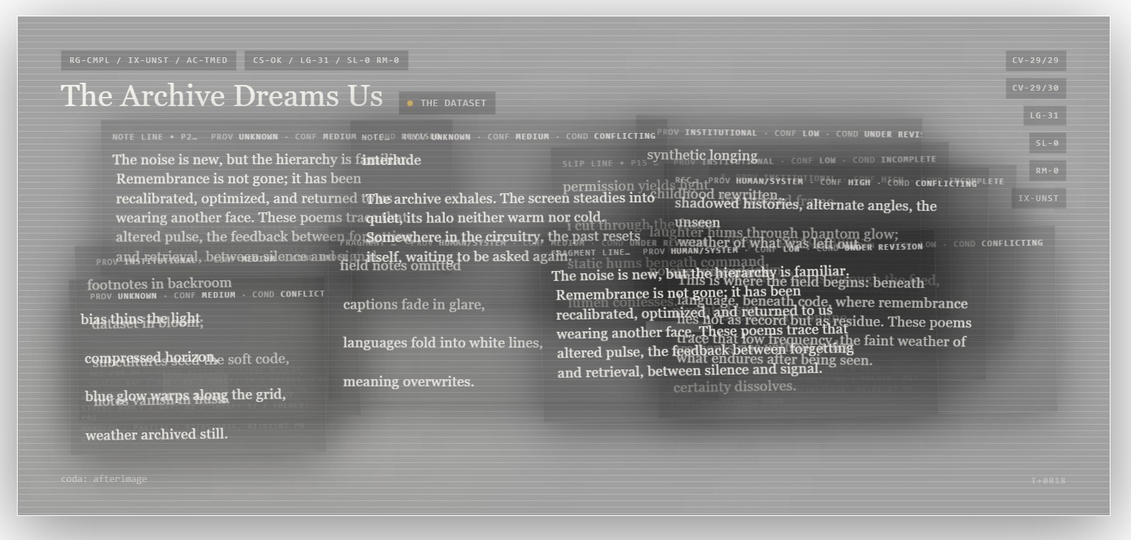 The Archive Dreams Us - Joelle McTigue