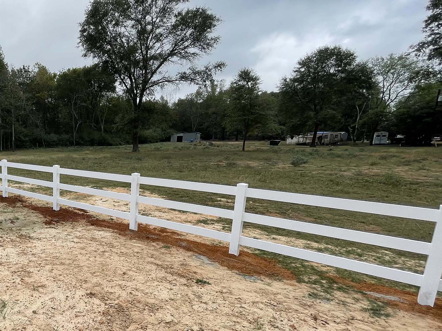 Blanco Fencing, install wood commercial fence
