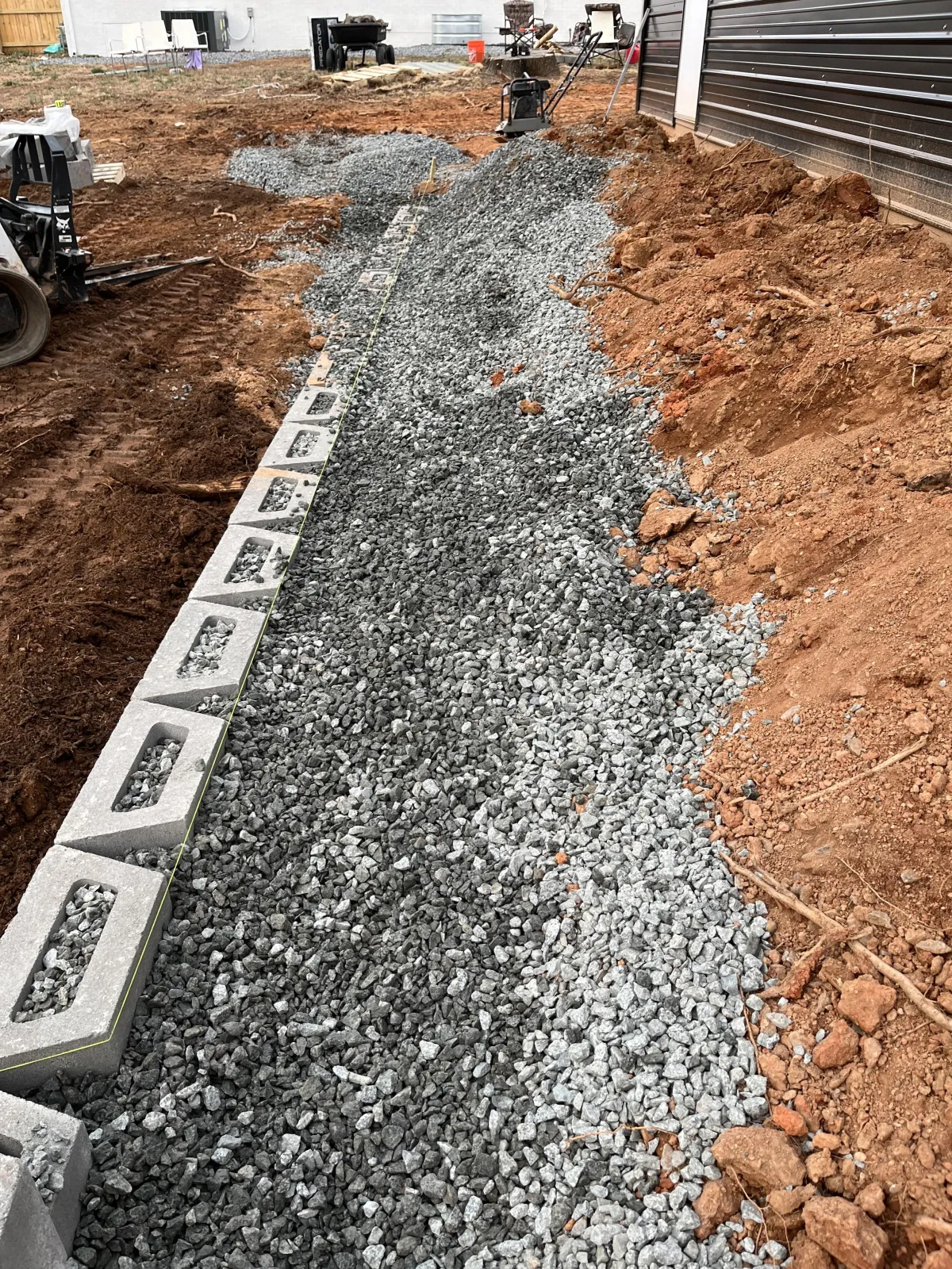 Retaining Walls project in Denver, NC (Lake Norman service area)
