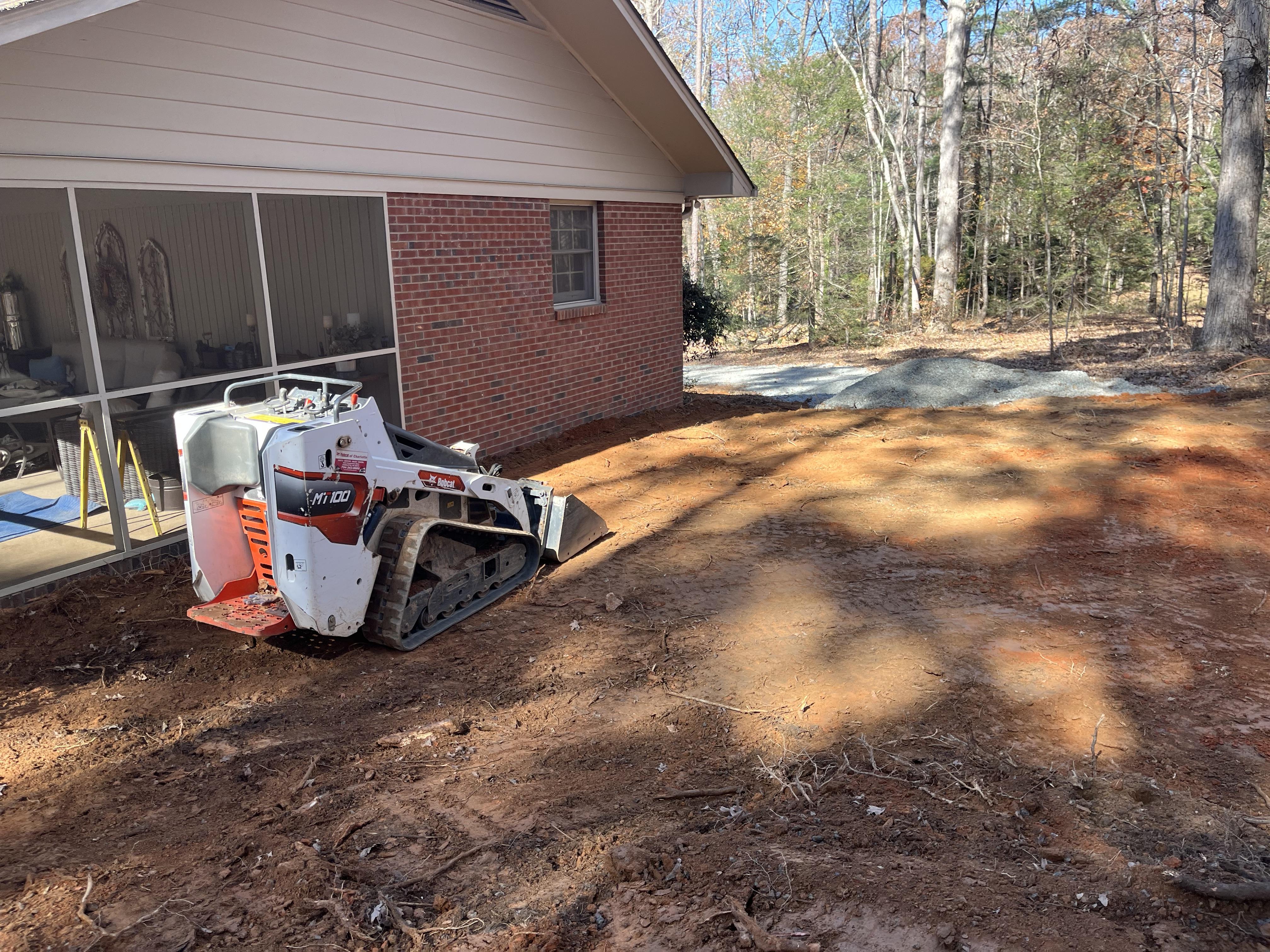 Grading & Excavation project in Denver, NC (Lake Norman service area)