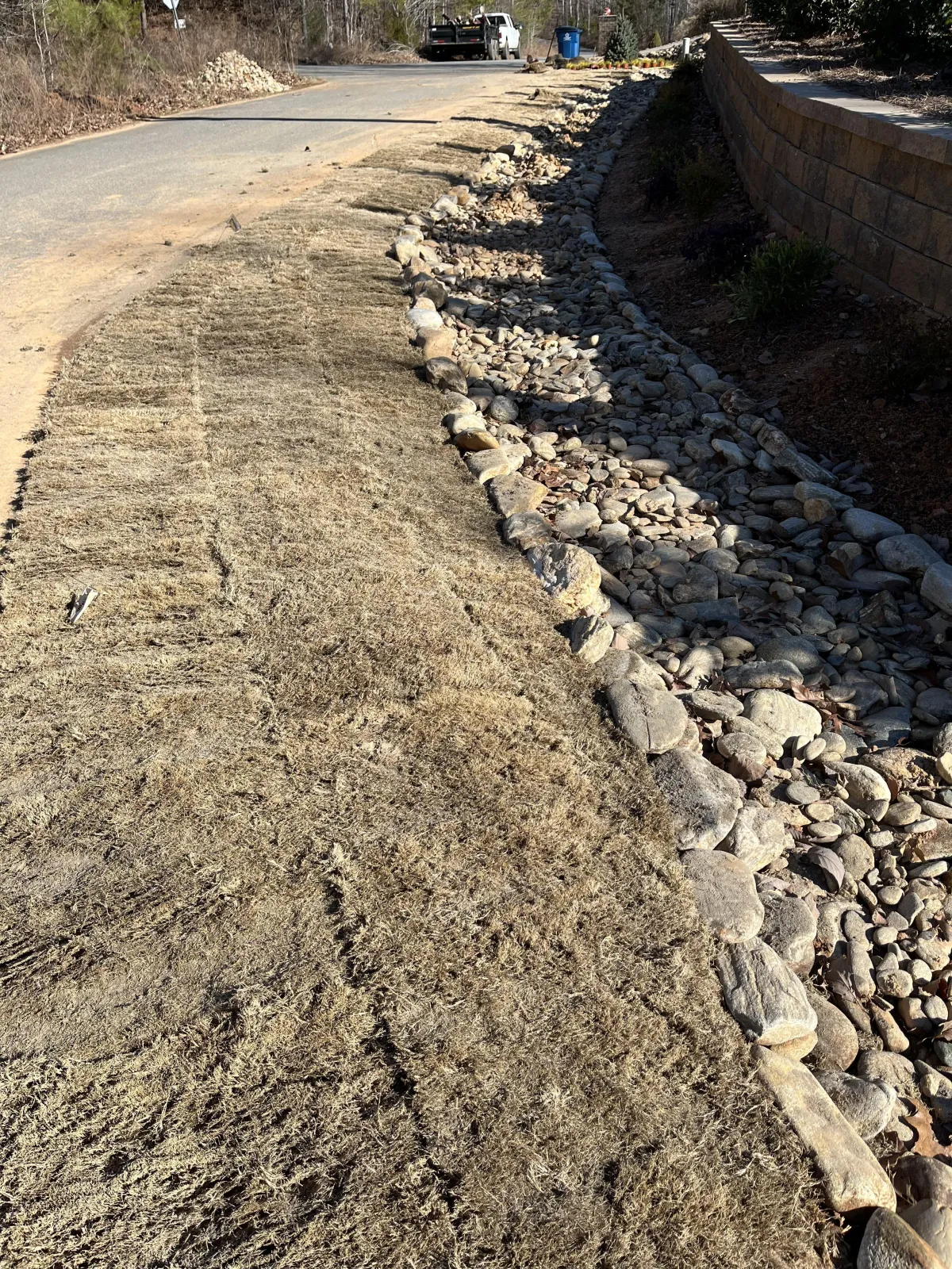 Landscaping project in Denver, NC
