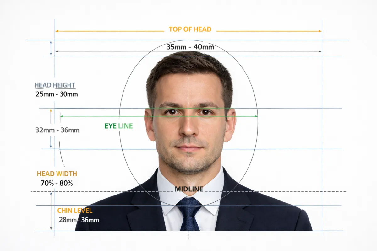 Biometric ID, Licence, Document & Application Photo size