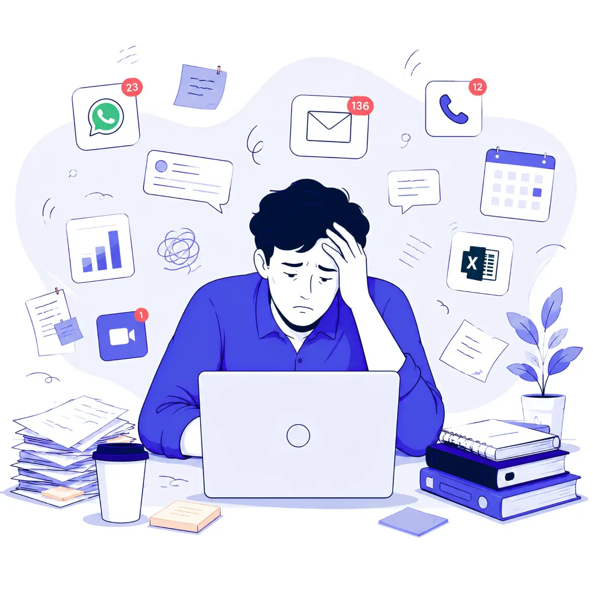 Ilustración del crecimiento empresarial por Begulabs