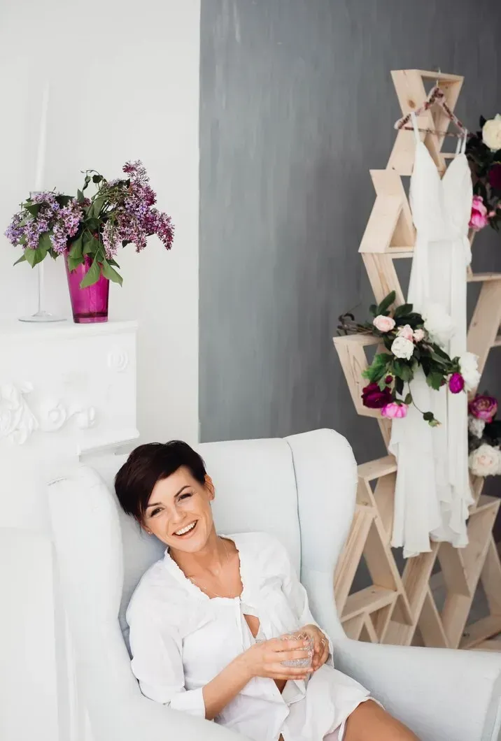 Woman relaxing at home while preparing for birth in Warner Robins, GA