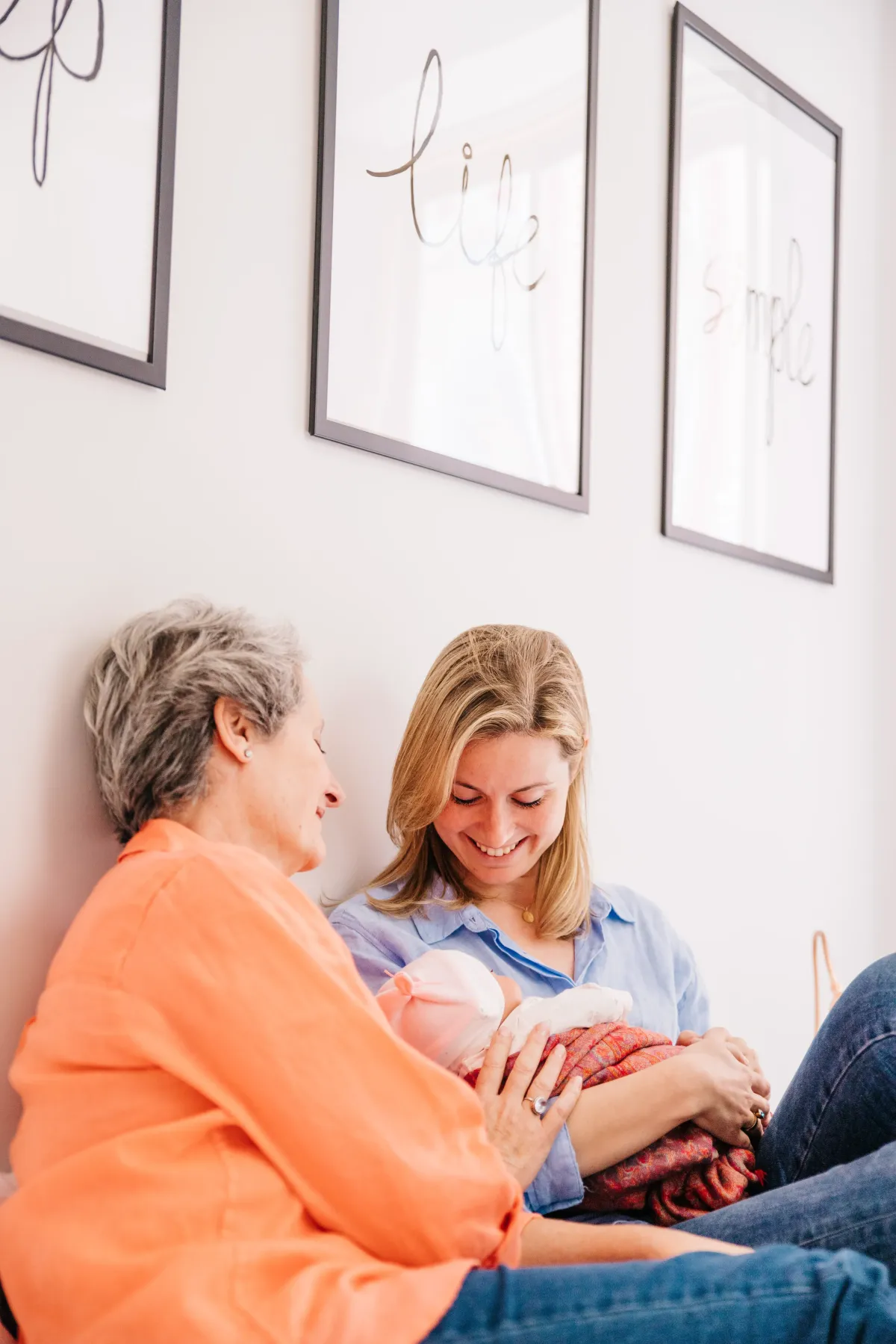 Midwife providing gentle home birth care and newborn support for Peachtree City mothers