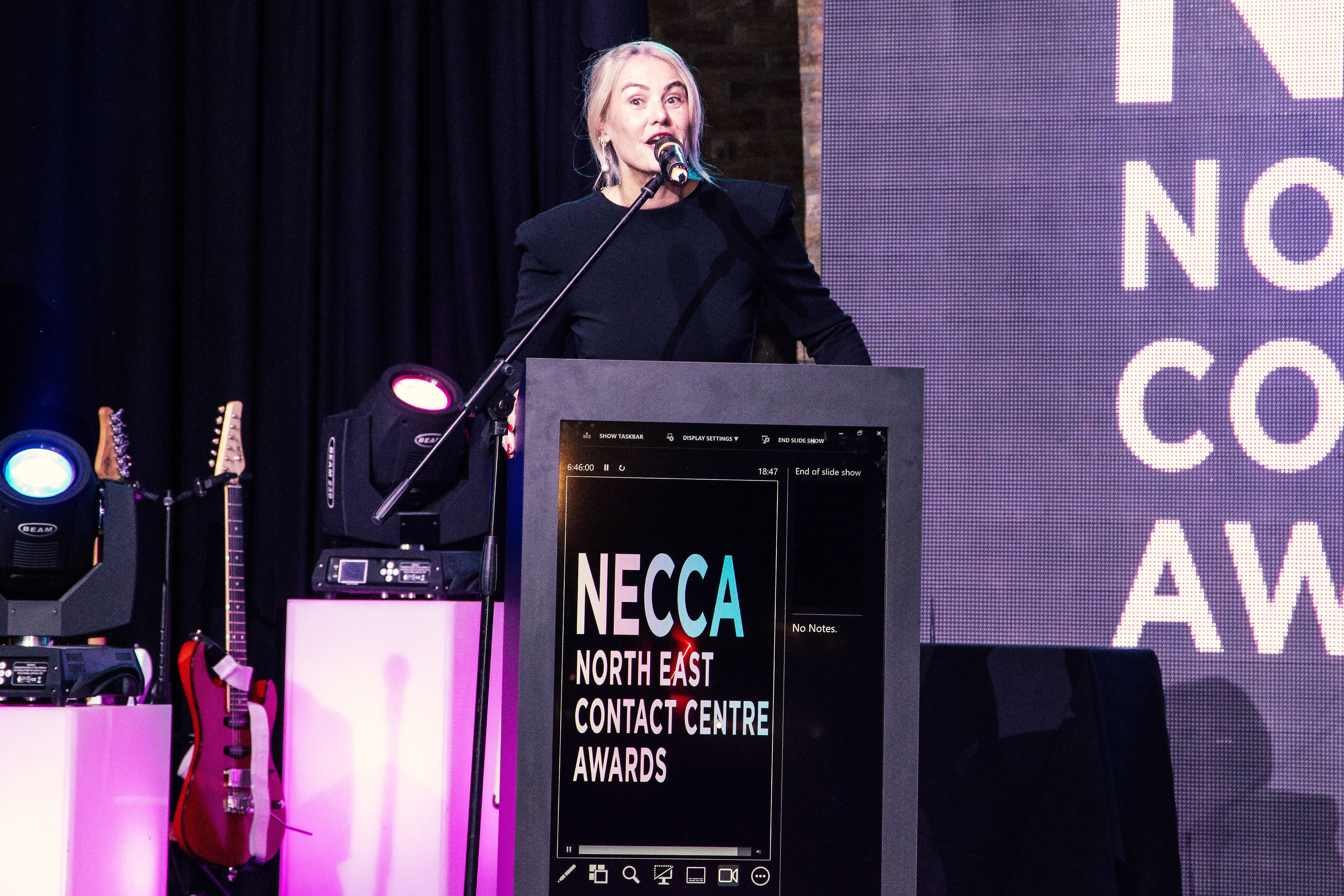 Sarah Hunt, lead judge of the North East Contact Centre Awards
