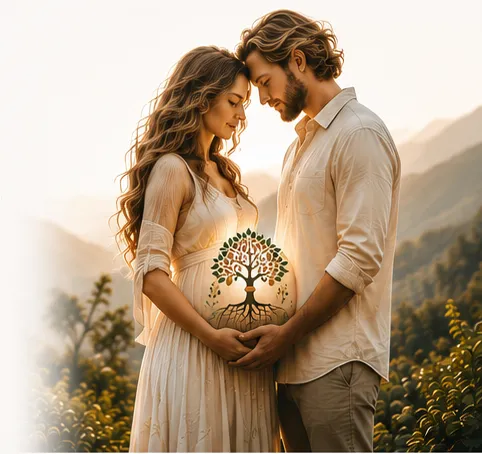 Couple preparing for conscious conception
