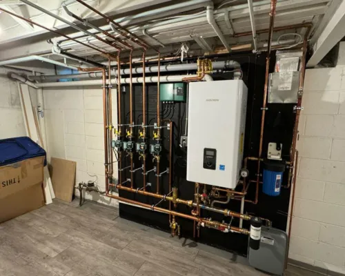 Willow Grove Combi Heater Installation
