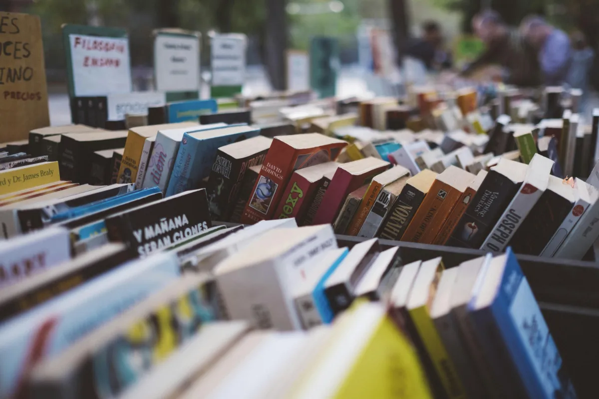 Books in a row