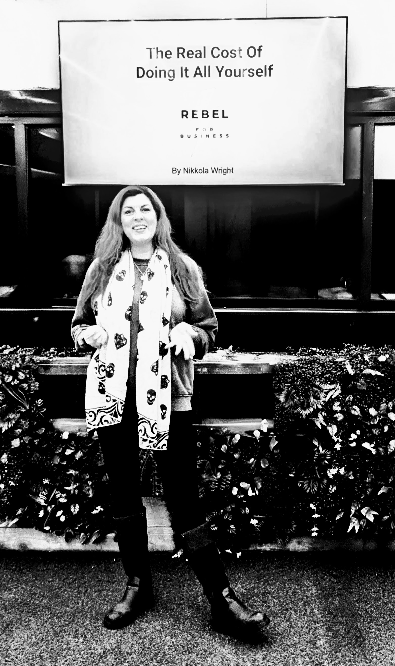 Business Operations Expert [Your Name] speaking about scaling for female founders