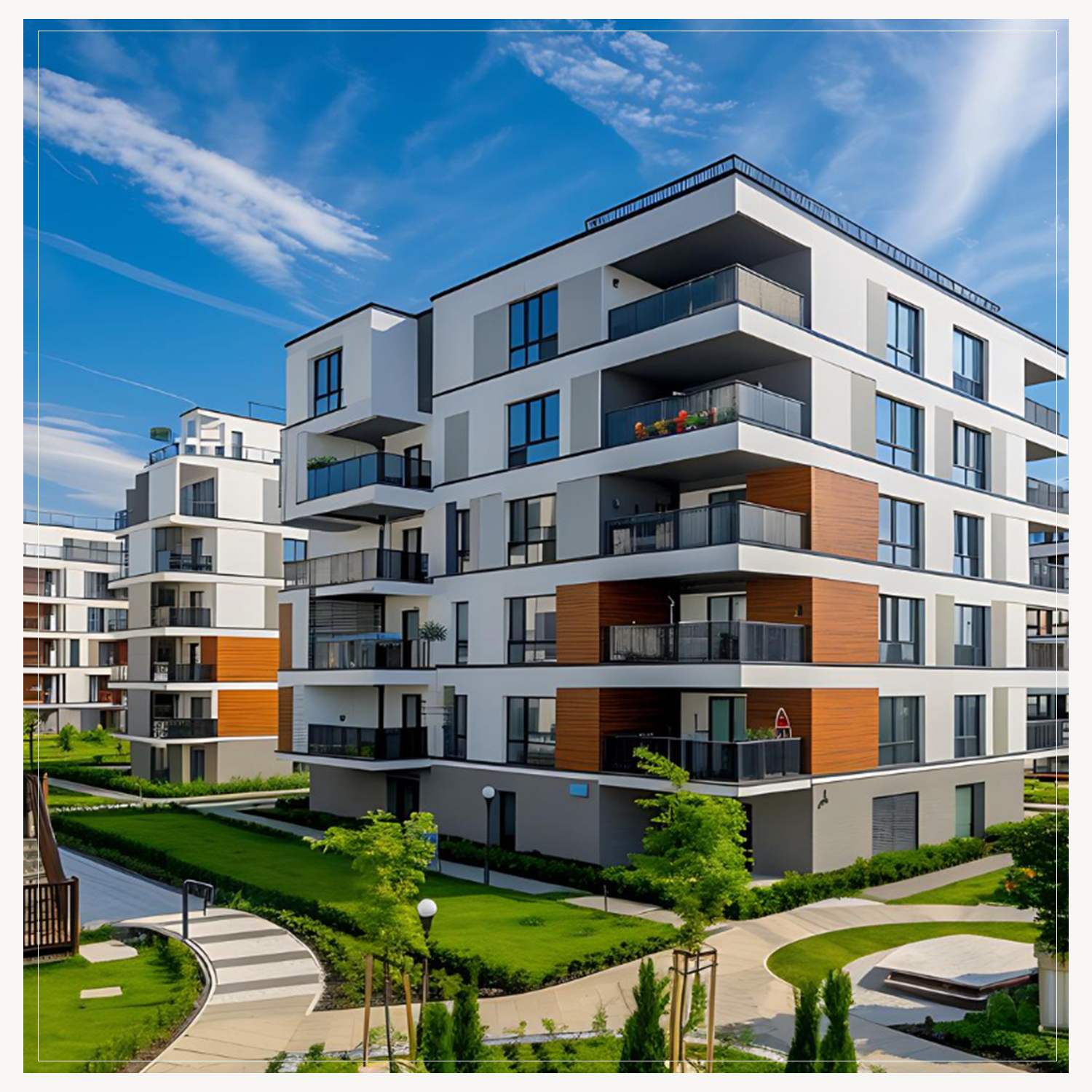Modern building exterior