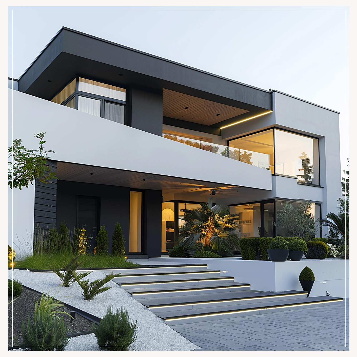Modern house exterior