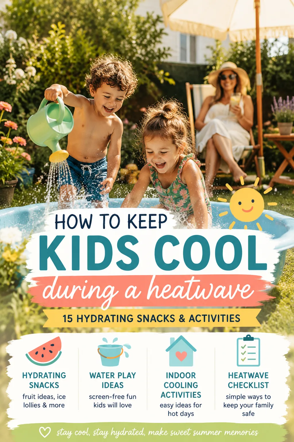 How to Keep Kids Cool During a Heatwave: 15 Hydrating Snacks & Activities