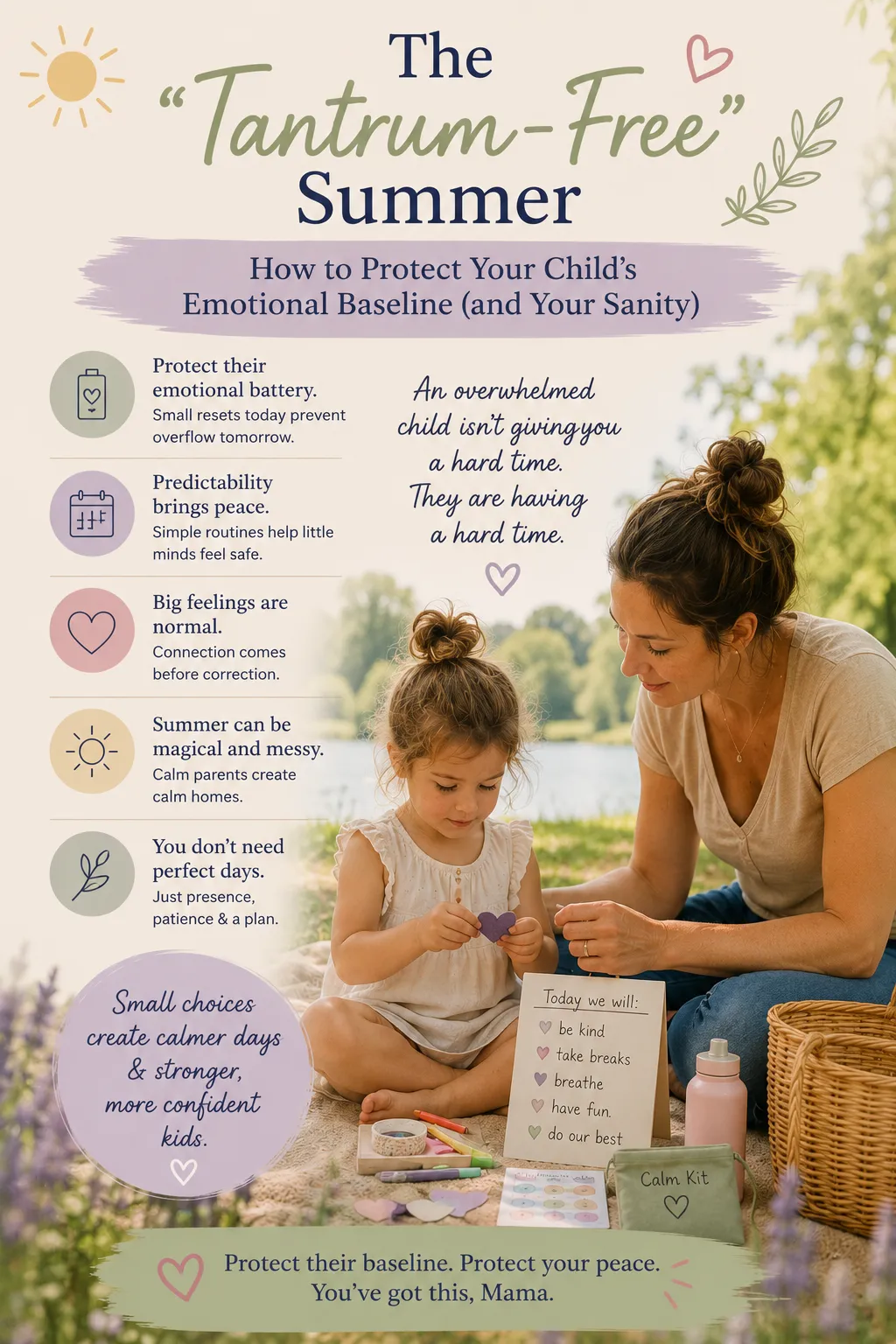 Tantrum-Free Summer, tips and ideas