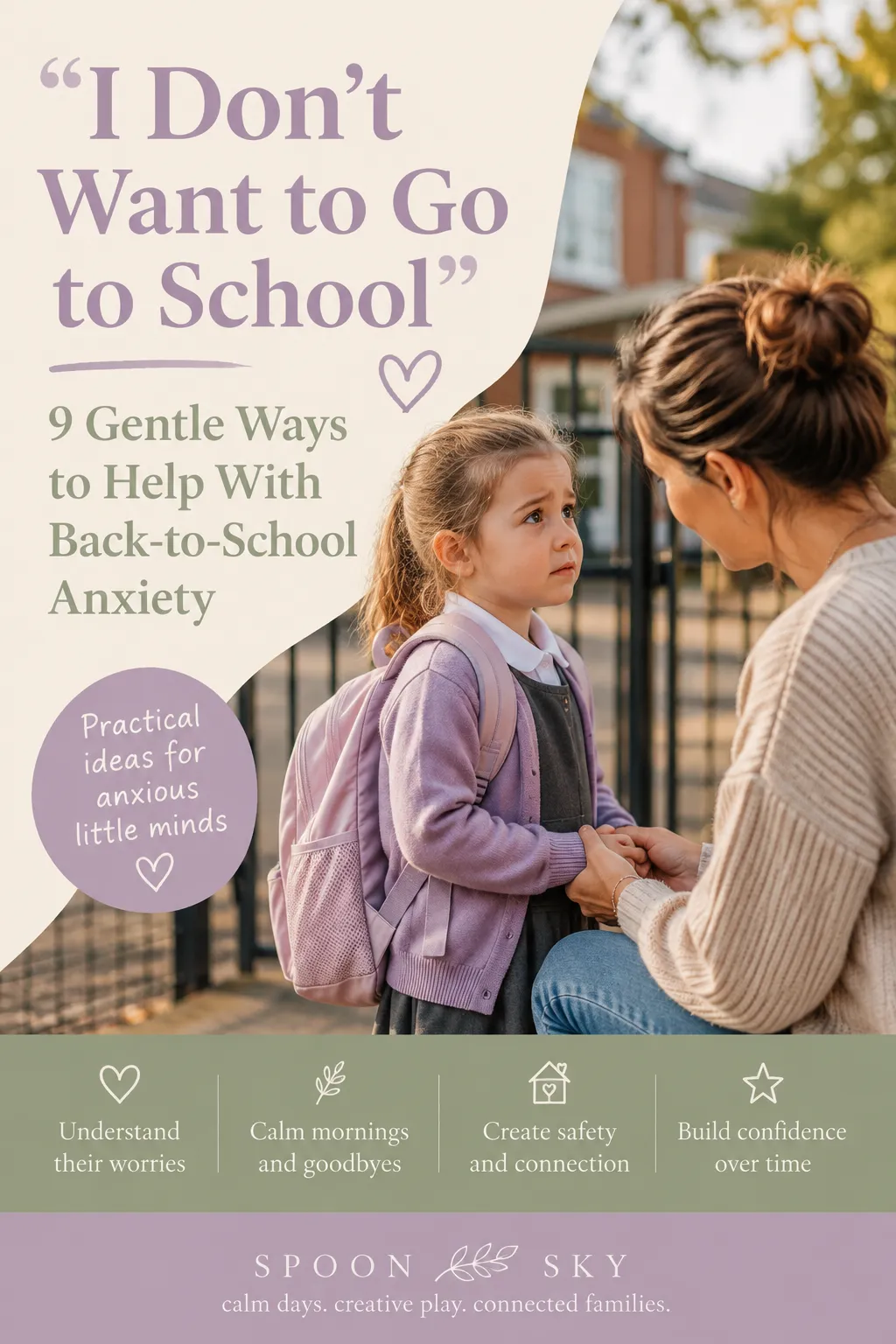 "I Don't Want to Go to School": 9 Gentle Ways to Help With Back-to-School Anxiety