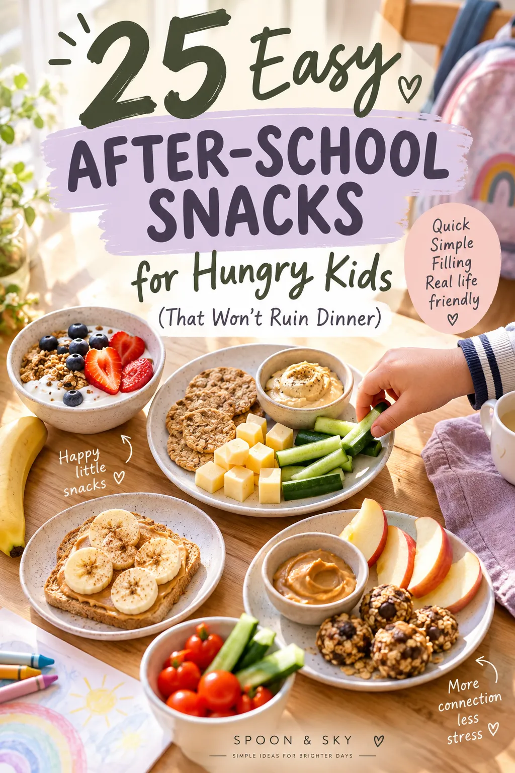 25 Easy After-School Snacks for Hungry Kids (That Won’t Ruin Dinner)