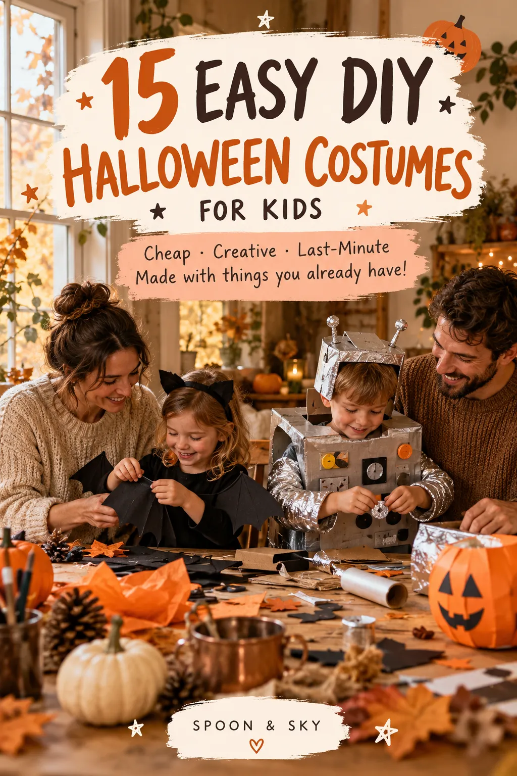 15 Easy DIY Halloween Costumes for Kids (Cheap + Last-Minute Ideas)