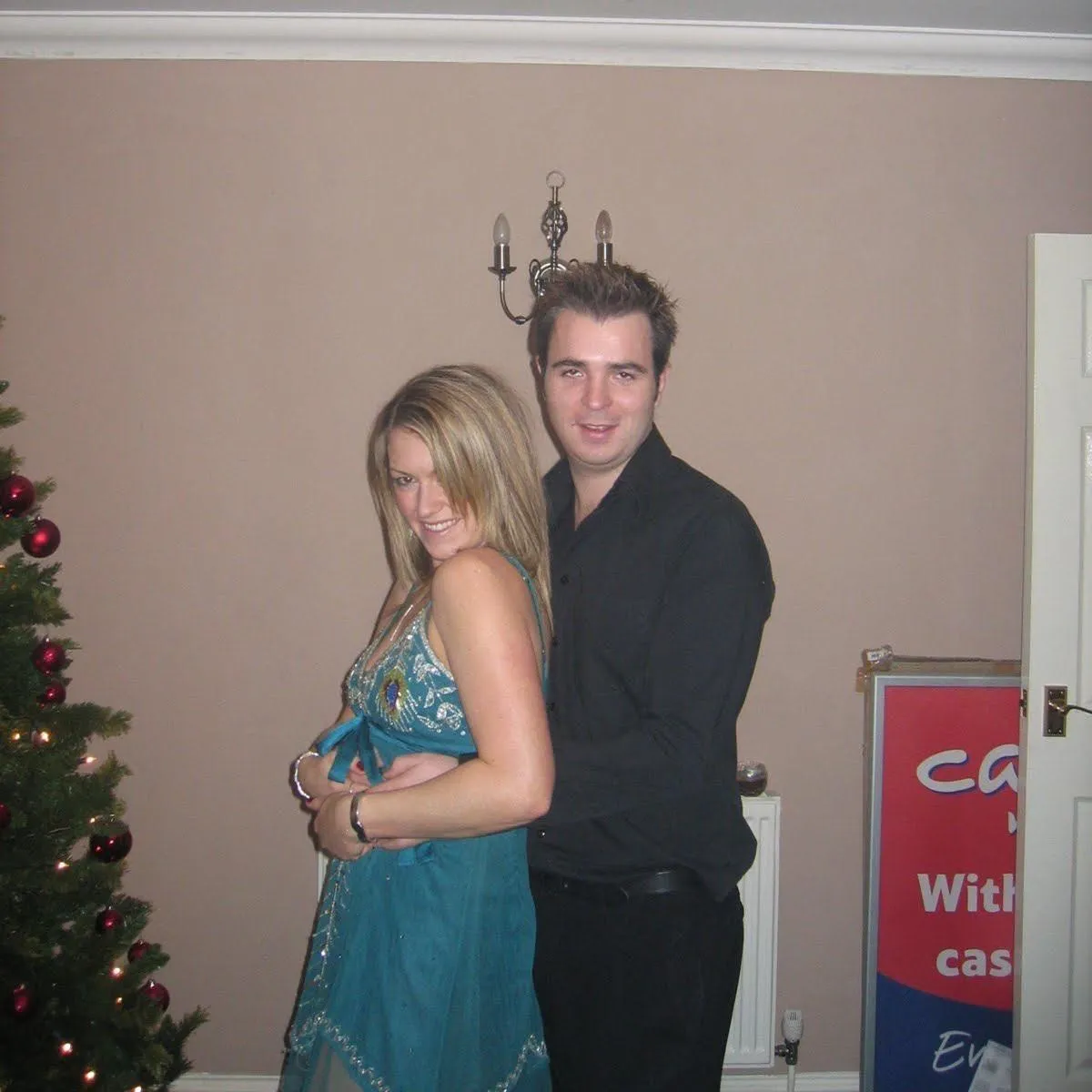Andy Price age 25 with his now wife Corine