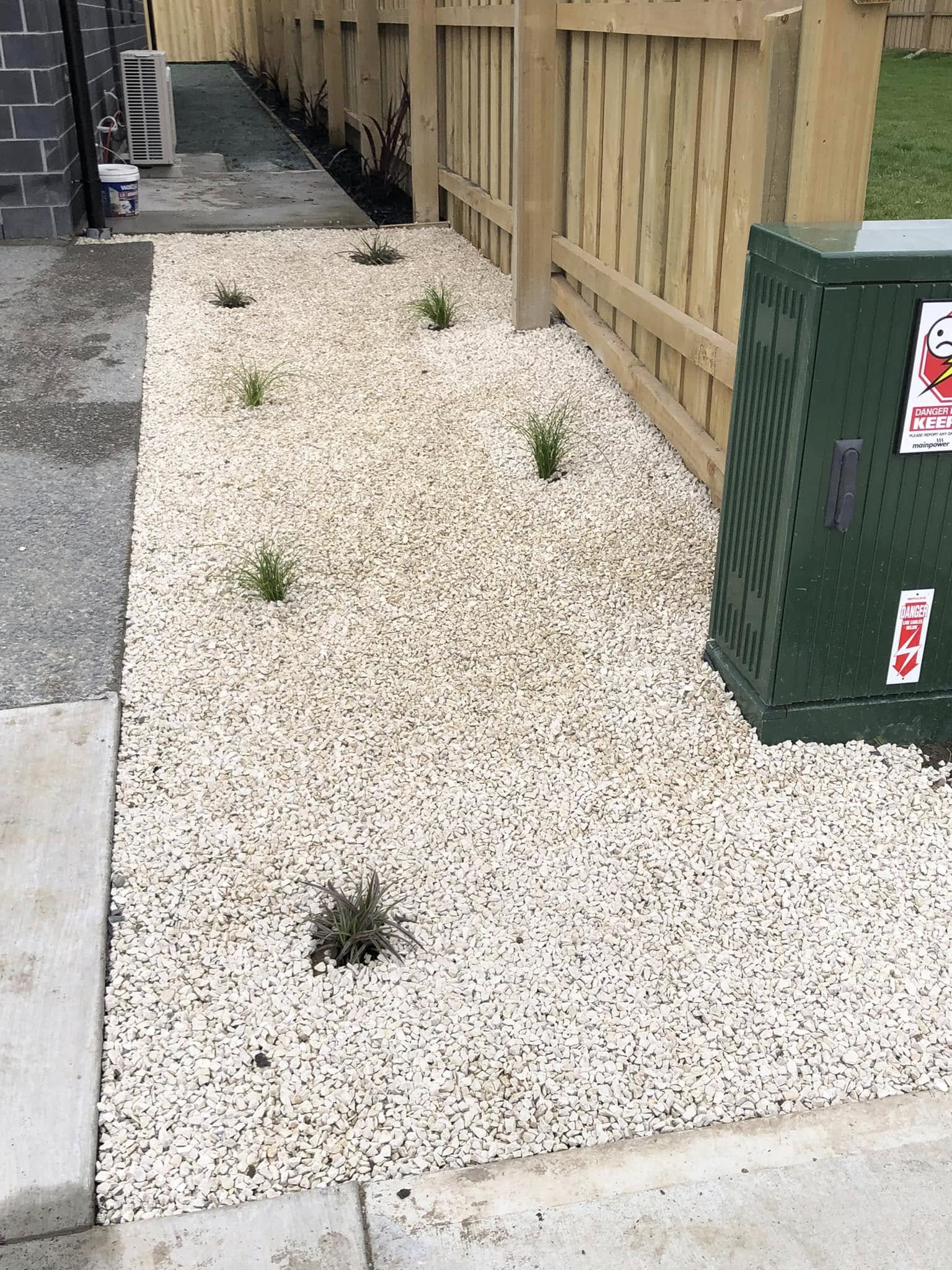 Backyard makeover landscaping project in Christchurch