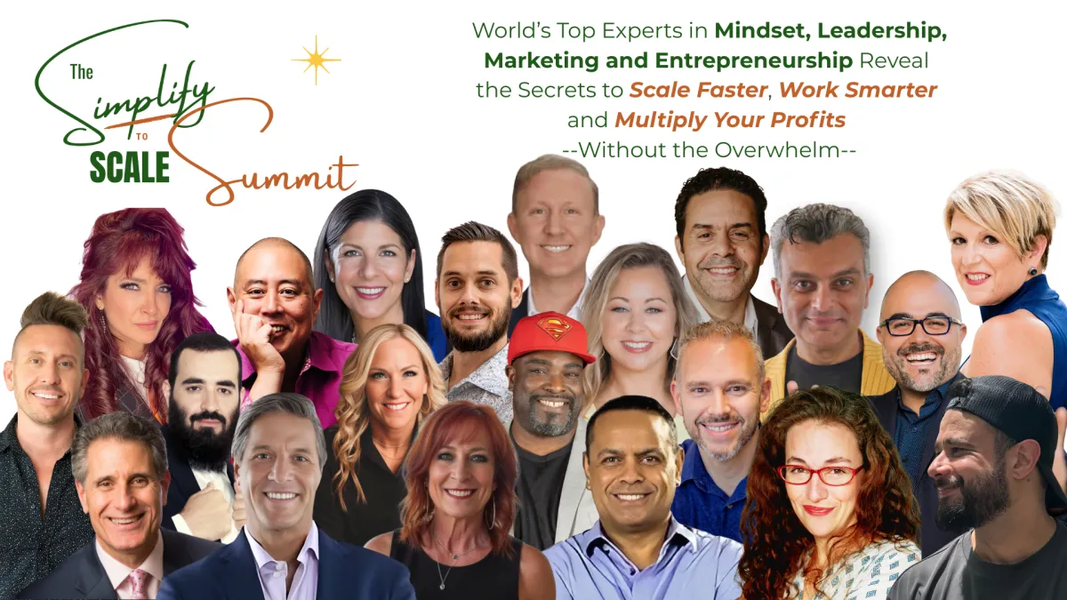 Simplify to Scale Expert Summit group graphic