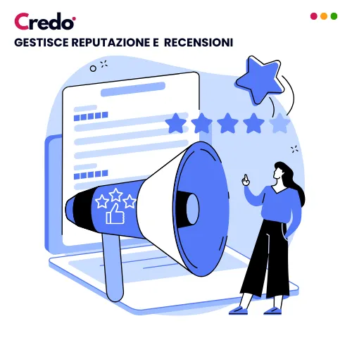 immagine gestione reputazione e recensioni