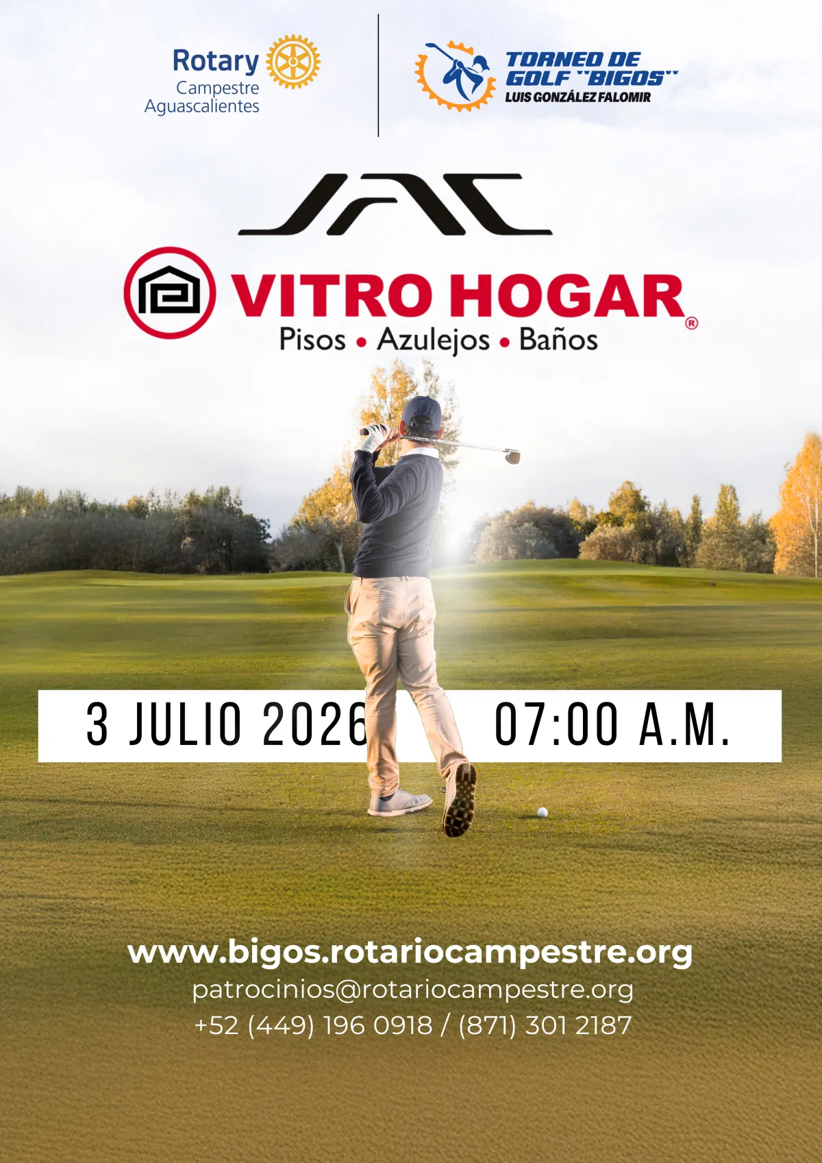 Poster torneo de golf "Bigos"