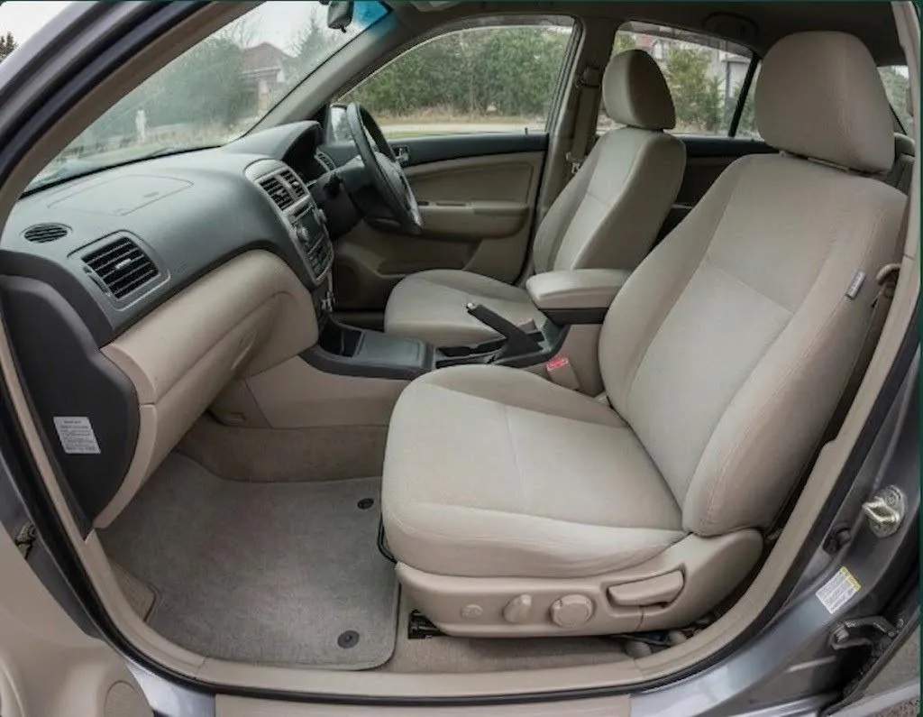 Car interior after detailing