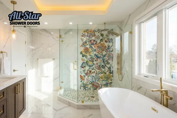 Why Are Semi-Frameless Shower Doors The Perfect Middle Ground for Marietta Homeowners?
