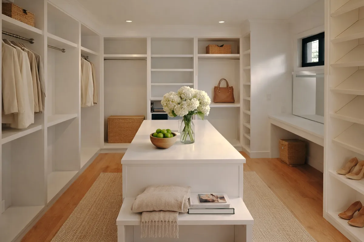 Custom built-in storage cabinets designed and installed by DiMarco Carpentry in Kelowna