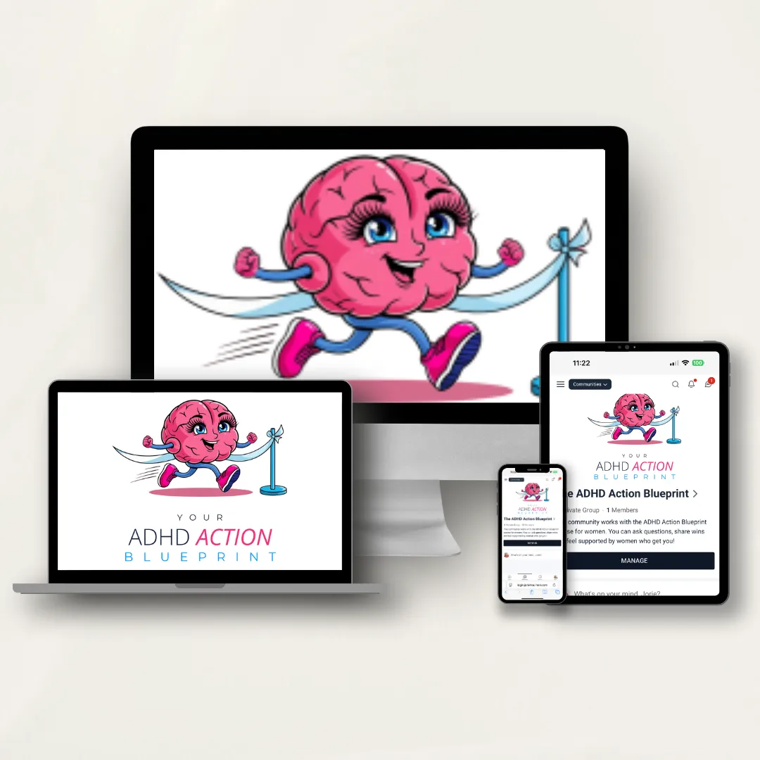 ADHD Action Blueprint Mockups