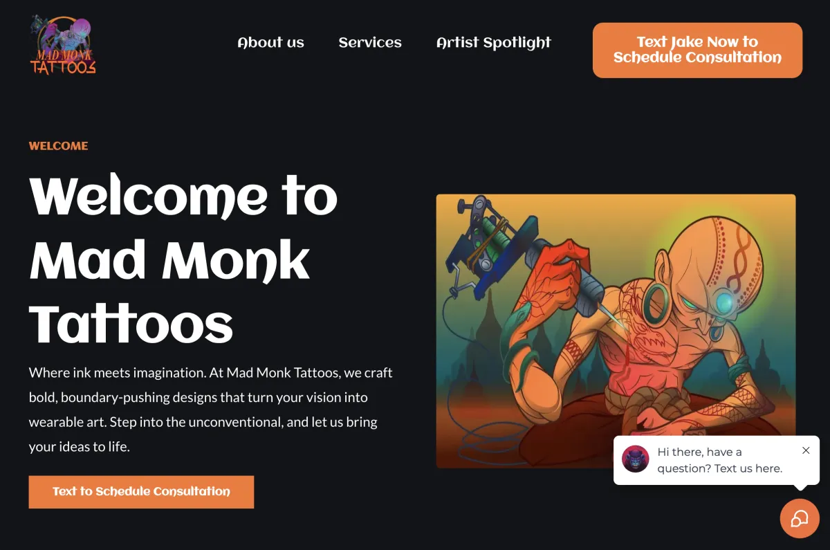 new website