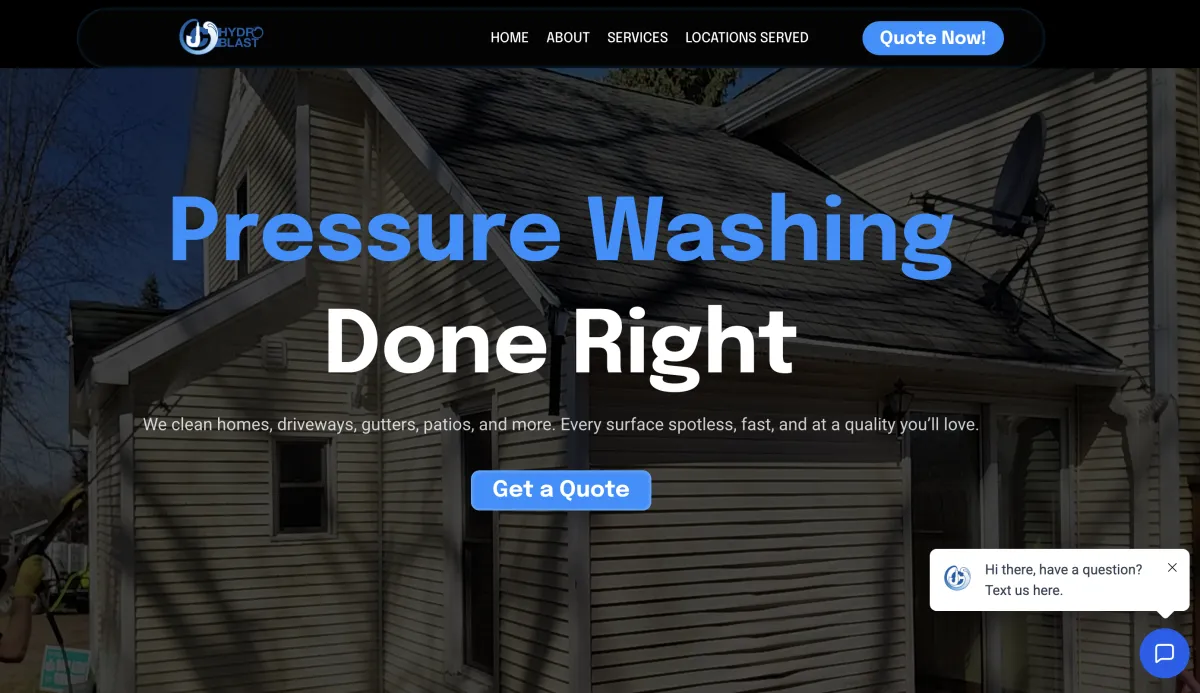 new website