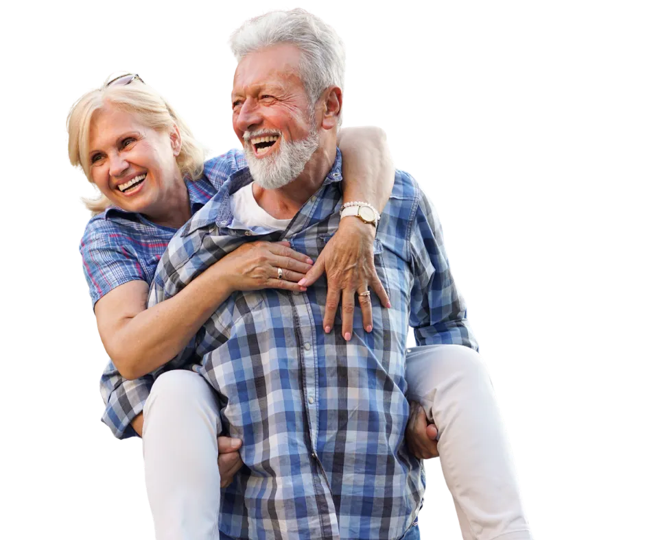 Senior Couple Laughing