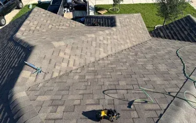 completed roof repair