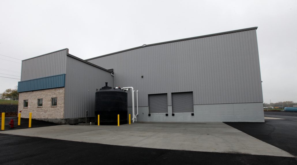 Custom steel warehouse built by Harrisonburg Metal Buildings