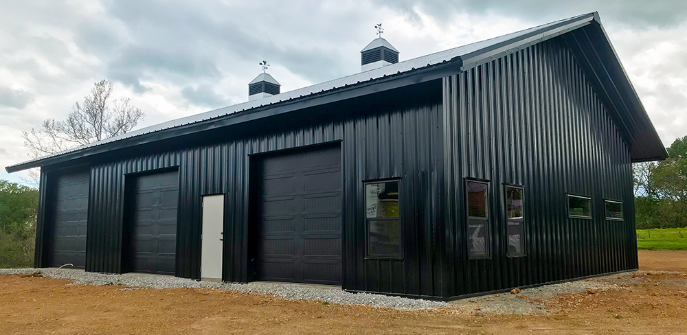 Commercial steel building construction by Harrisonburg Metal Buildings
