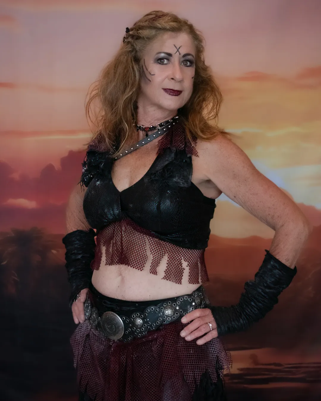 Thereea fusion dancer with warrior costume