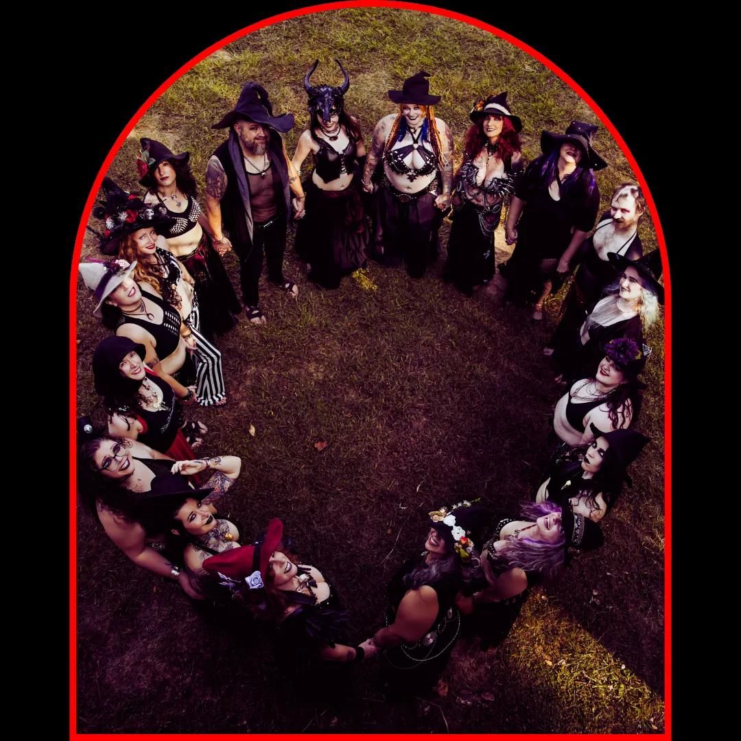 Stygian Collective circle group of friends dancers