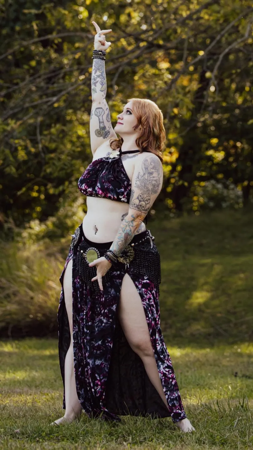 Daewen Gothic Dark Fusion outdoors witchy tattoos