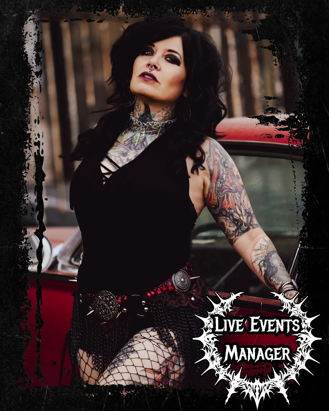 Ami Amore gothic metal dark fusion belly dance and yoga instructor