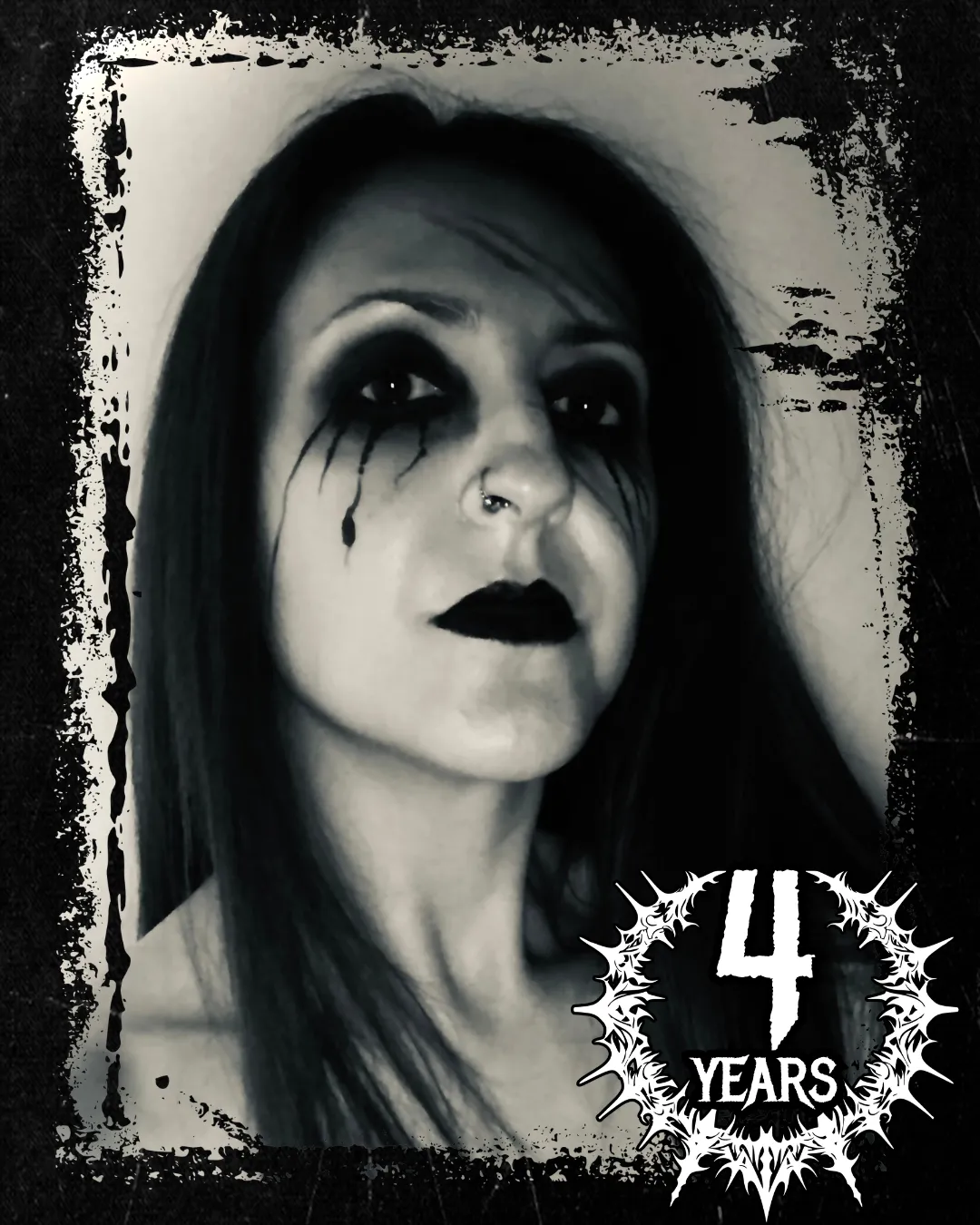 Talina headshot black white