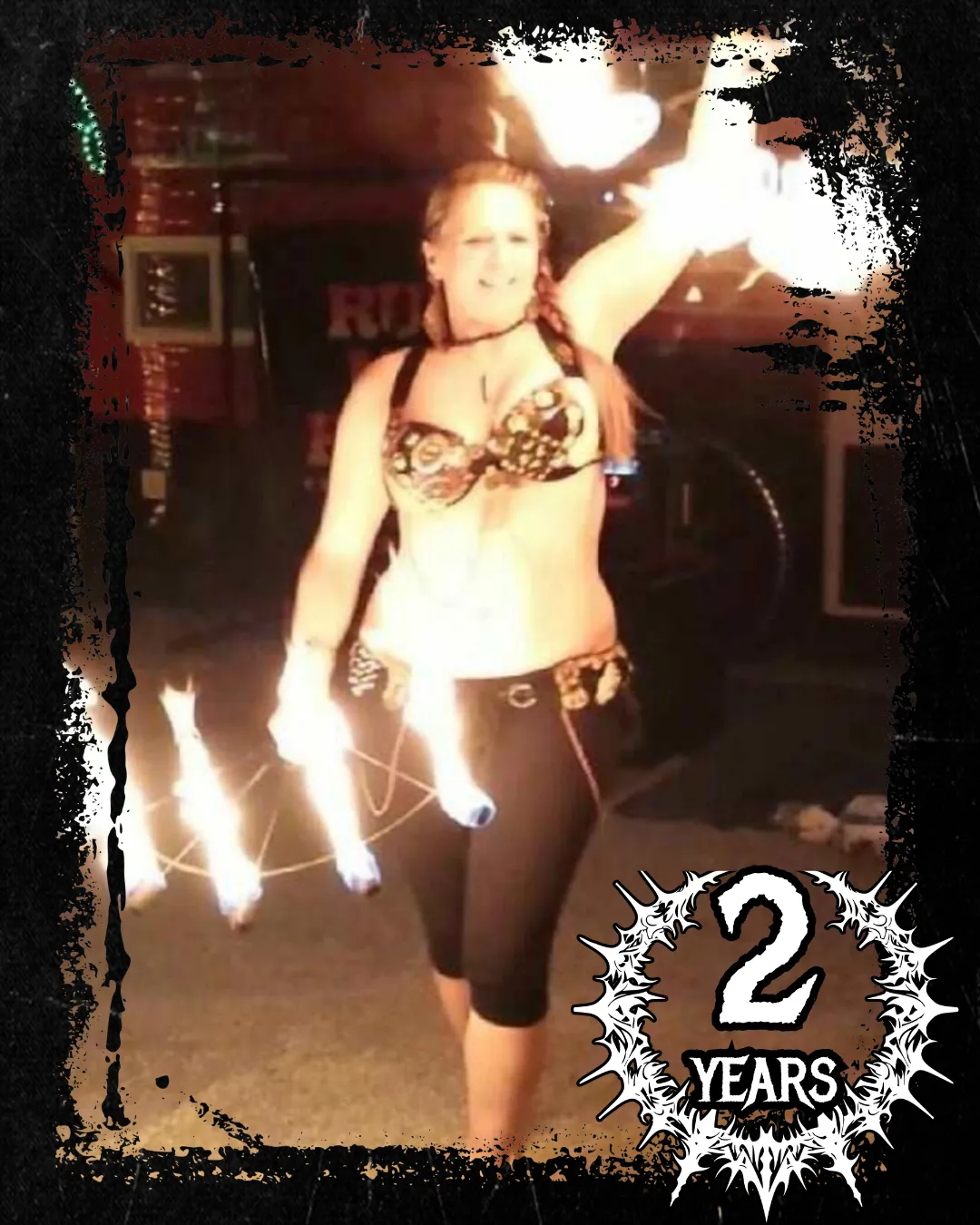 Tonia full body fire fans