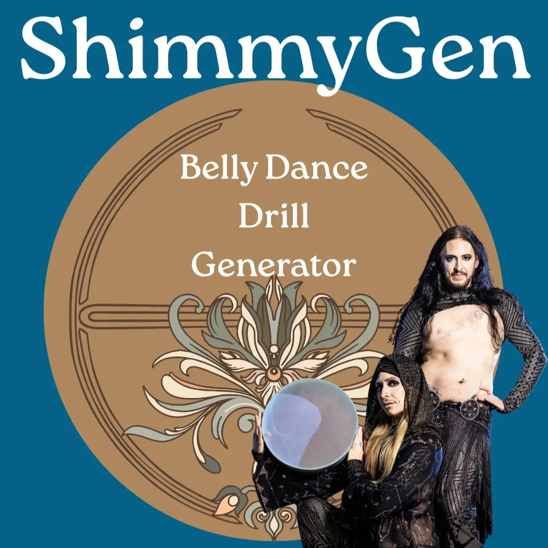 ShimmyGen belly dance drill and practice app tool