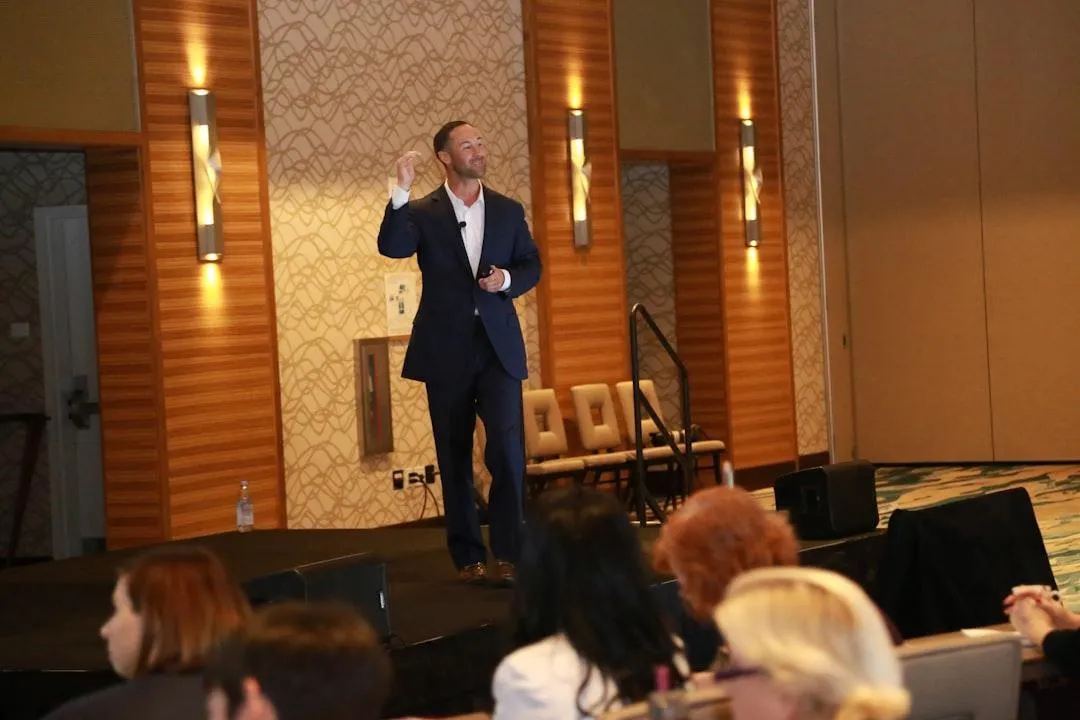 Professional voice and accent coach teaching Standard American speech patterns