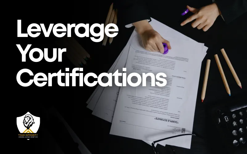 Certification Is Access. Strategy Is Advantage.
