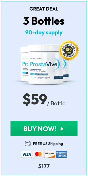 Prostavive Official website 3 bottle