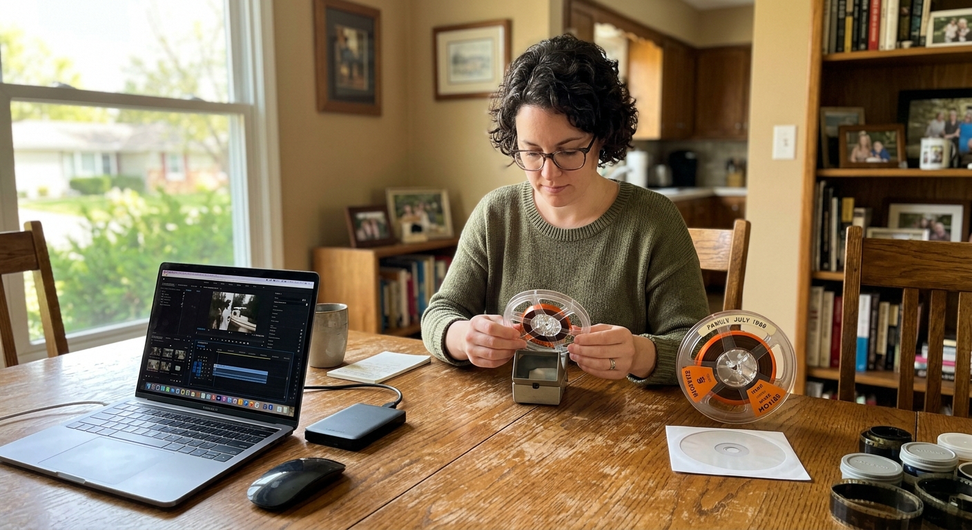 How to Do 8mm Film to DVD Conversion and Digital Transfers